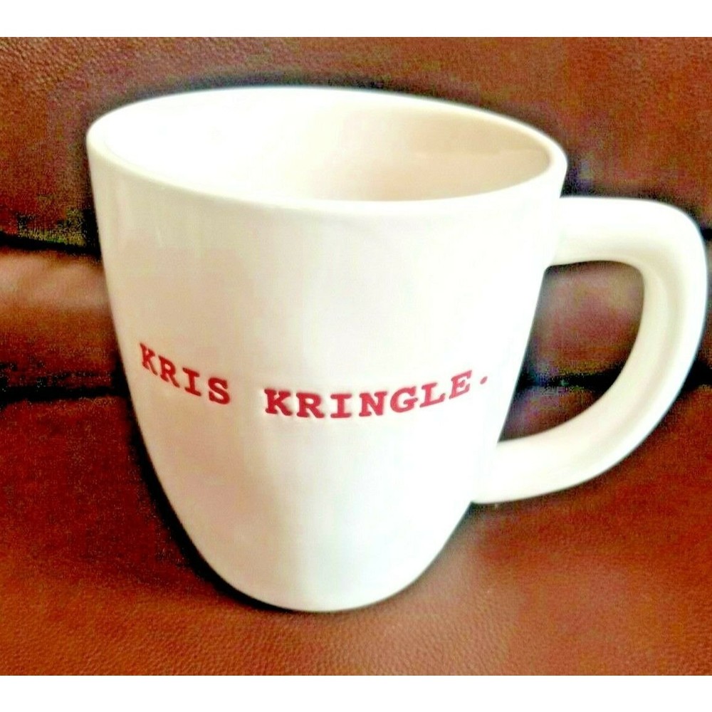 Kris Kringle Rae Dunn Christmas Mug Artisan Collection By Magenta